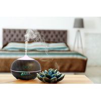 Organico by Oco Life Zen Dark Wood Grain Ultrasonic Diffuser With Reawaken 10ml & Breathe 10ml
